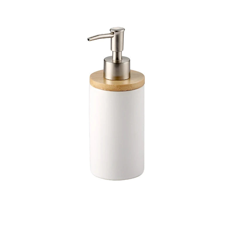 UNTIOR 3PCS Ceramic Bathroom Accessories Set Fashion Soap Dispenser Toothbrush Holder Tumbler Ceramic Household Bathroom Product