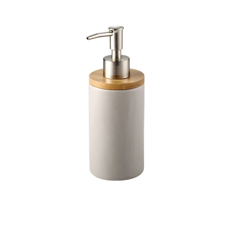 UNTIOR 3PCS Ceramic Bathroom Accessories Set Fashion Soap Dispenser Toothbrush Holder Tumbler Ceramic Household Bathroom Product