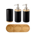 UNTIOR 3PCS Ceramic Bathroom Accessories Set Fashion Soap Dispenser Toothbrush Holder Tumbler Ceramic Household Bathroom Product