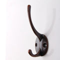 KAK Vintage Hangers Hook Zinc Alloy Wall Hook Bronze Cloth Coat Bag Hat Hanging Hooks Bathroom Kitchen Anitque Racks with screws