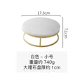 Nordic Marble Cake Dessert Tray Decoration Modern Simple Home Makeup Tools Jewelry Storage Plate Fruit Snack Chocolate Display
