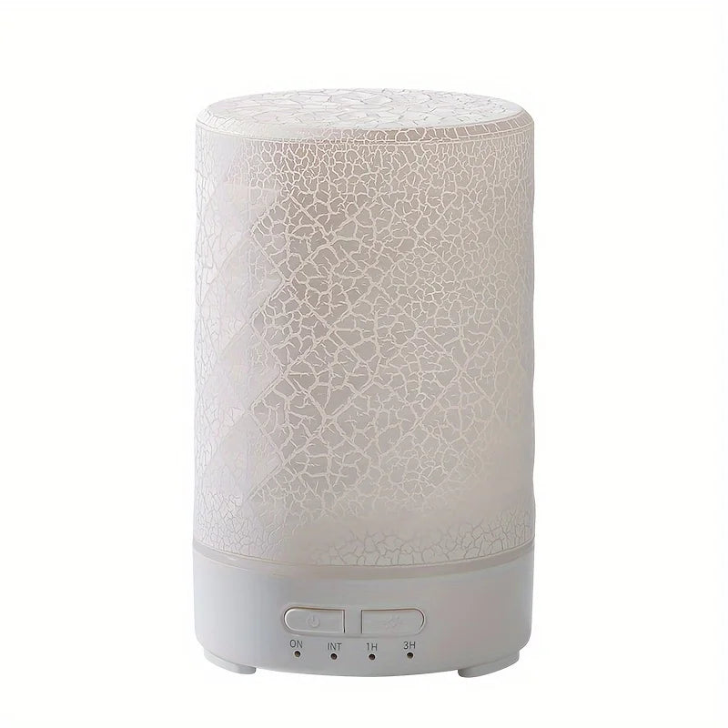 150ml Crack Design Essential Oil Diffuser USB Powered with  7 Color LED Lights Ultrasonic Air Humidifier for Living Room  Office