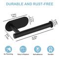 Stainless Steel Toilet Paper Holder Tissue Hanger Adhesive Toilet Paper Stand Paper Towels Holder Waterproof Bathroom Accessory