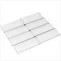Staged Spice Drawer Organizer Adjustable Acrylic Spice Jars Rack Tray Expandable Seasoning Organizer Cabinet Kitchen Shelves