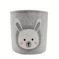 1PC Animal Storage Basket With Handle Toys Clothes Organizer Sundries Folding Storage Box Cabinet Laundry Basket Container