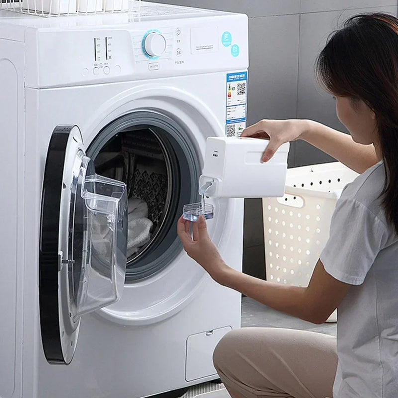 2025 New 1000ML White Laundry Detergent Empty Bottles Large Capacity Softener Storage Bottle Refillable Washroom Organizer Bottl