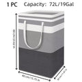 1PC Waterproof Foldable Hamper Portable Hamper Suitable For Bedrooms Laundry Rooms Dormitories