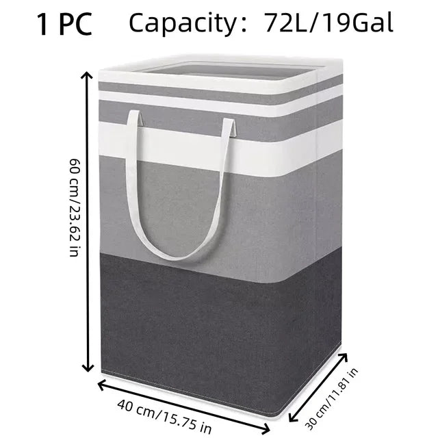 1PC Waterproof Foldable Hamper Portable Hamper Suitable For Bedrooms Laundry Rooms Dormitories