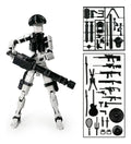 3D Printed Toy Model Lucky13 War Sandbox Action Figure Dummy T13 Toy Doll Robot Assembly Model Decoration Desktop Decoration
