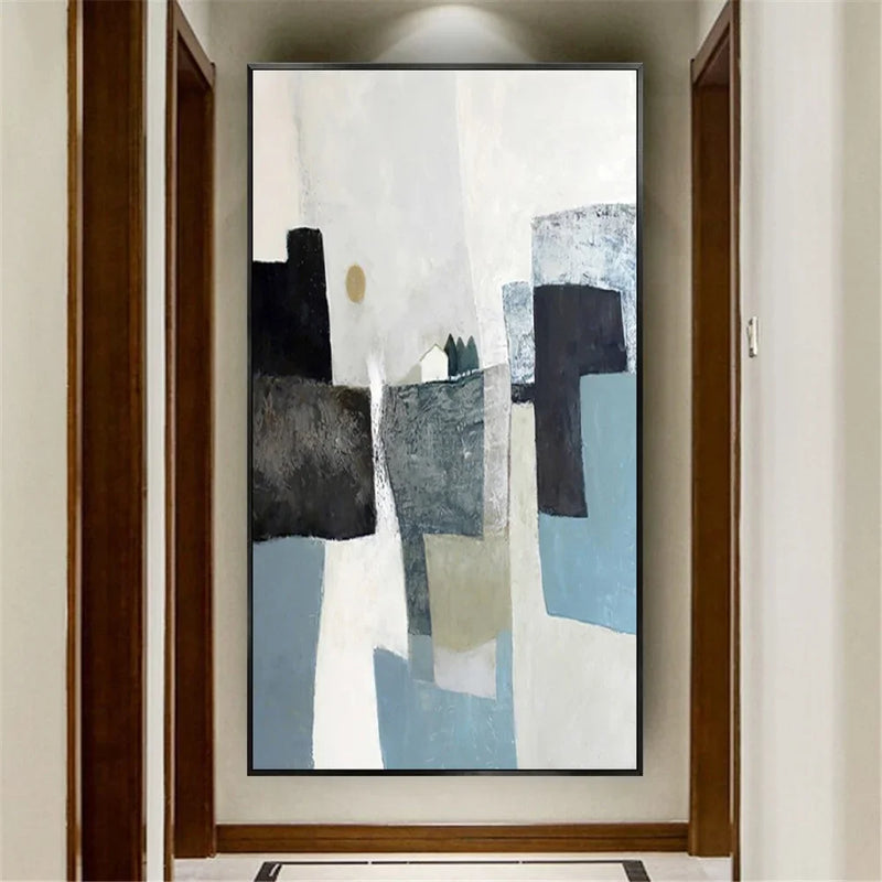 Handmade Abstract Graffiti Oil Painting on Canvas  Modern Nordic Wall Art for Living Room Bedroom  Home Decor Wall Decor Posters