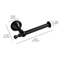 Matte Black Bathroom Accessories Hardware Set Aluminum Alloy Wall Mount Towel Bar Towel Ring Toilet Roll Paper Holder Robe Hook