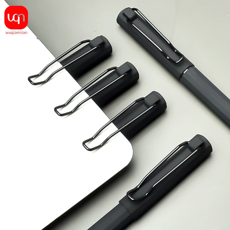 WQN- Luxury Simple Black Neutral Pen 0.7mm High Quality Black Ink Business Signature Pen For School And Stationery Office Use