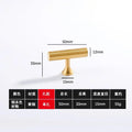 Solid Brass Long Stripe Handle Kitchen Cabinet Door Pulls Closet Drawer Knobs Wardrobe Decor Home Accessories Furniture Handles