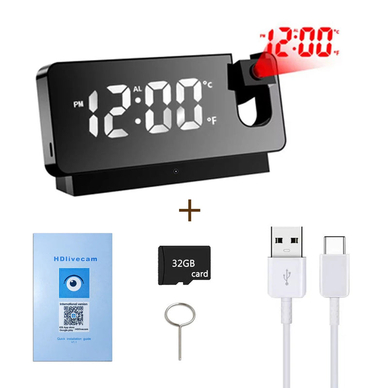 Mini Camera HD 4K WiFi Wireless Camera IP Secret Recorder Security Protection Monitoring Alarm Remote Viewing Motion Detection L
