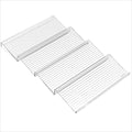 Staged Spice Drawer Organizer Adjustable Acrylic Spice Jars Rack Tray Expandable Seasoning Organizer Cabinet Kitchen Shelves