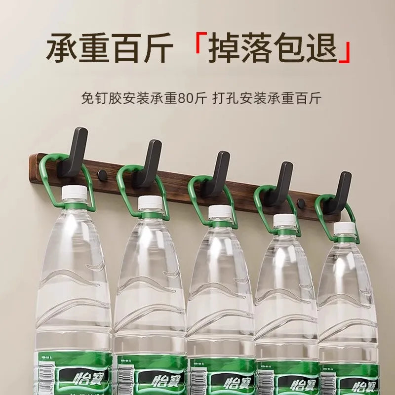 Walnut Clothes Hook Fitting Room Wall Hook Clothes Hanger Hat Hook Door Hook Wooden Clothes Hook Bathroom Hook