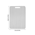 316 Stainless Steel Panel and Chopping Board Kitchen Household Thickened Double Sided Cutting Board Block Kneading Dough Board