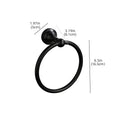 Matte Black Bathroom Accessories Hardware Set Aluminum Alloy Wall Mount Towel Bar Towel Ring Toilet Roll Paper Holder Robe Hook