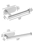Stainless Steel Toilet Paper Holder Tissue Hanger Adhesive Toilet Paper Stand Paper Towels Holder Waterproof Bathroom Accessory