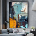 Handmade Abstract Graffiti Oil Painting on Canvas  Modern Nordic Wall Art for Living Room Bedroom  Home Decor Wall Decor Posters