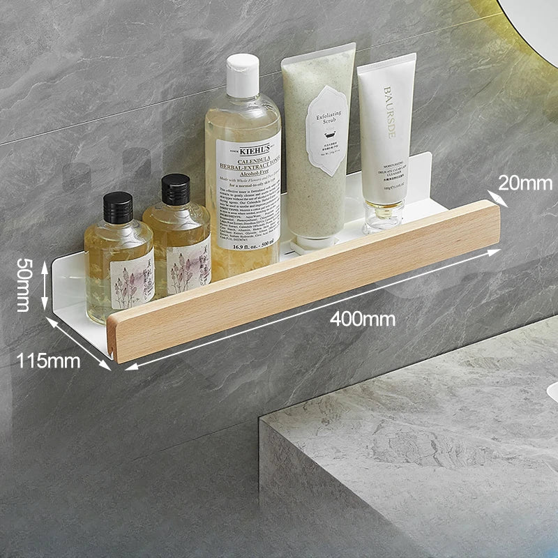 Wooden Kitchen Shelves，Kitchen Spice Rack，Wall-Mounted Punch-Free, Wall wood Storage Shelf， kitchen organizer  corner shelf