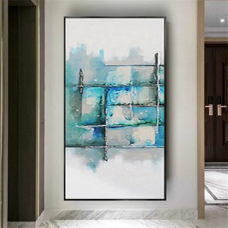 Handmade Abstract Graffiti Oil Painting on Canvas  Modern Nordic Wall Art for Living Room Bedroom  Home Decor Wall Decor Posters