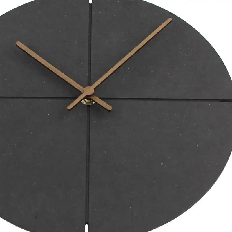 12inch Creative Wooden Wall Clock Silent Clocks Round Nordic Minimalist Wall Decoration Personality Home Watch Home Decor