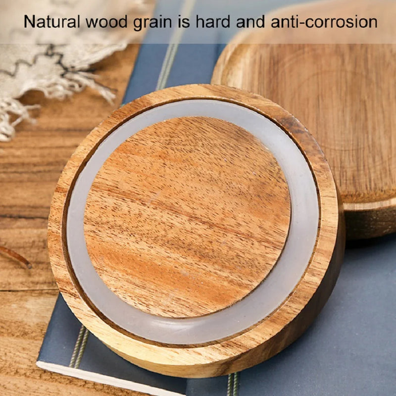 1Pcs Glass Food Storage Jars,Glass Storage Containers Clear Glass Food Canister with Bamboo Lid Airtight For Coffee,Flour, Sugar