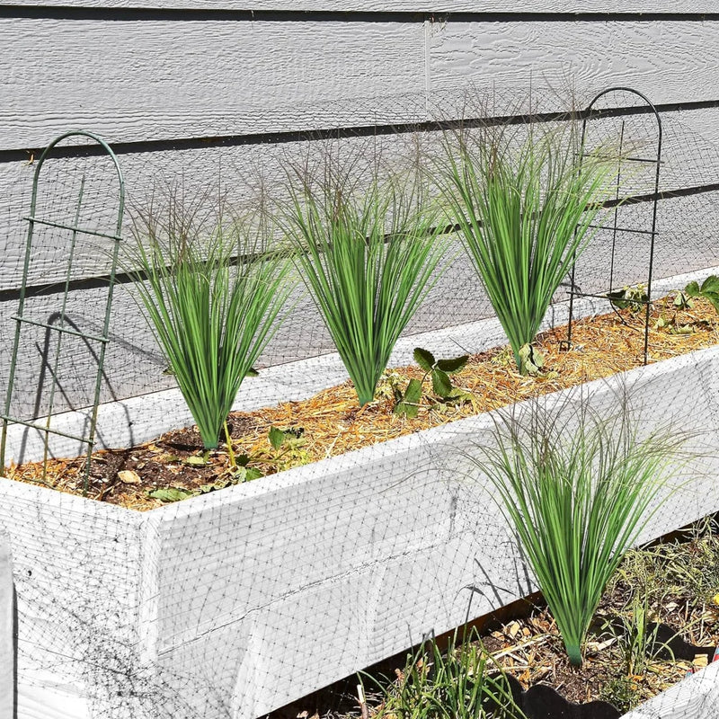 Simulated Small Grass Bushes for Decorating Fake Grasslands Simulating Reeds Onion Grass and Fake Green Plants Home Decoration