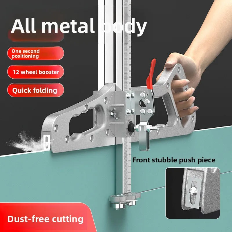 Manual Gypsum Board Cutting Tool Hand Push Drywall Cutting Artifact Tool Stainless Steel Woodworking Cutting Board Tools