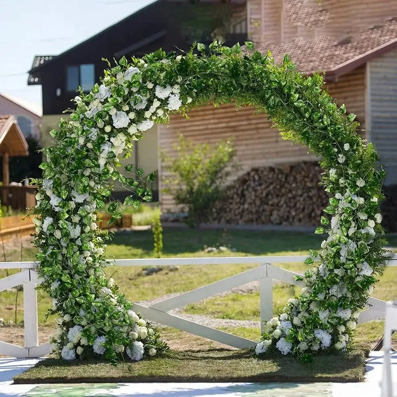 4.4/11M Artificial Plant Green Ivy Leaf Garland Fake Plant Creeper Hanging Vine Outdoor DIY Garden Wall Wedding Party Home Decor