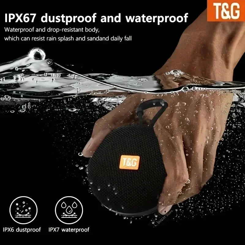 Waterproof Outdoor Portable Bluetooth Speaker Support free call /TF card /USB   Christmas Party Gifts Stereo With TWS