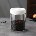 Vacuum Sealed Tank Coffee Bean Glass Sealed Jar Household Moisture-proof Air Extraction Airtight Container Coffee Set