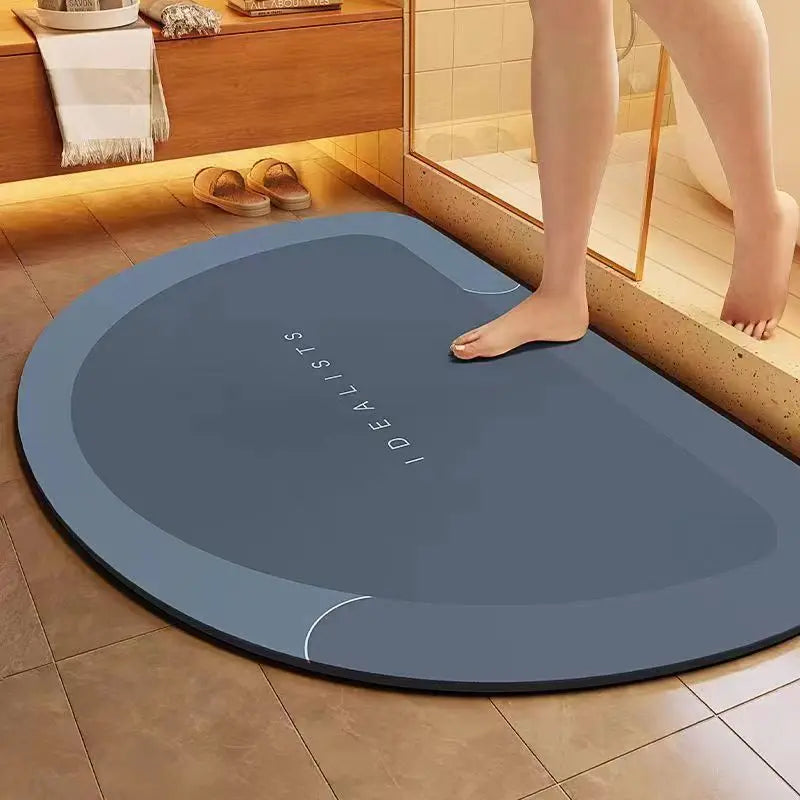 Water Uptake Non-slip Bathroom Mat Toilet Anti-skid Bathtub Foot Mat Kitchen Living Room Floor Mat Home Decor Bathroom Carpet