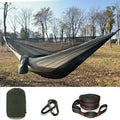 Camping mosquito net hammock and Ultralight Portable Hammock with Adjustable Ridgeline for Camping, Hiking, Backpacking