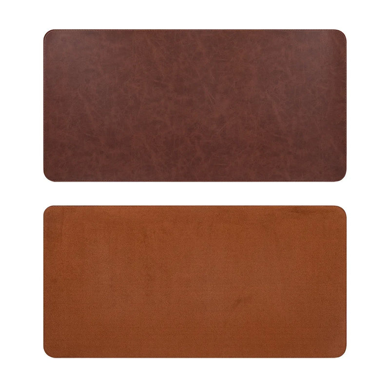 Desk Pad Waterproof PU Mouse Pad Desk Mat Protective Cover Large Mousepad Computer Laptop Non-slip Easy To Clean Keyboard Mats