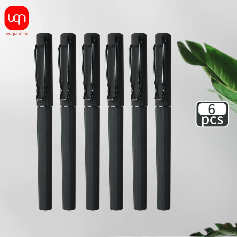 WQN- Luxury Simple Black Neutral Pen 0.7mm High Quality Black Ink Business Signature Pen For School And Stationery Office Use