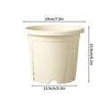 Plastic Green Plant Flower Pot Thickened Resin Gallon Pot Balcony Planting Flower Pot Root Control Breathable Seedling Planters