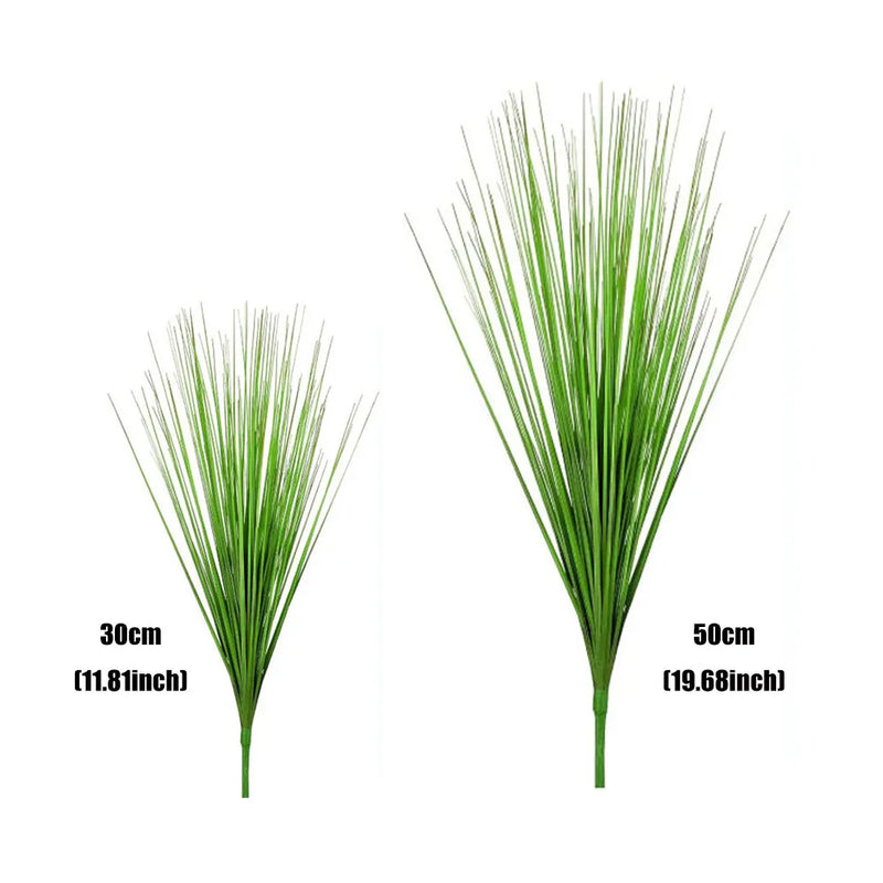 Simulated Small Grass Bushes for Decorating Fake Grasslands Simulating Reeds Onion Grass and Fake Green Plants Home Decoration