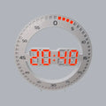Modern Led Digital Large Wall Clock 3D Luminous Silent Electronic Creativity Jump Second Clock Home Decoration for Living Room