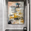 Handmade Abstract Graffiti Oil Painting on Canvas  Modern Nordic Wall Art for Living Room Bedroom  Home Decor Wall Decor Posters