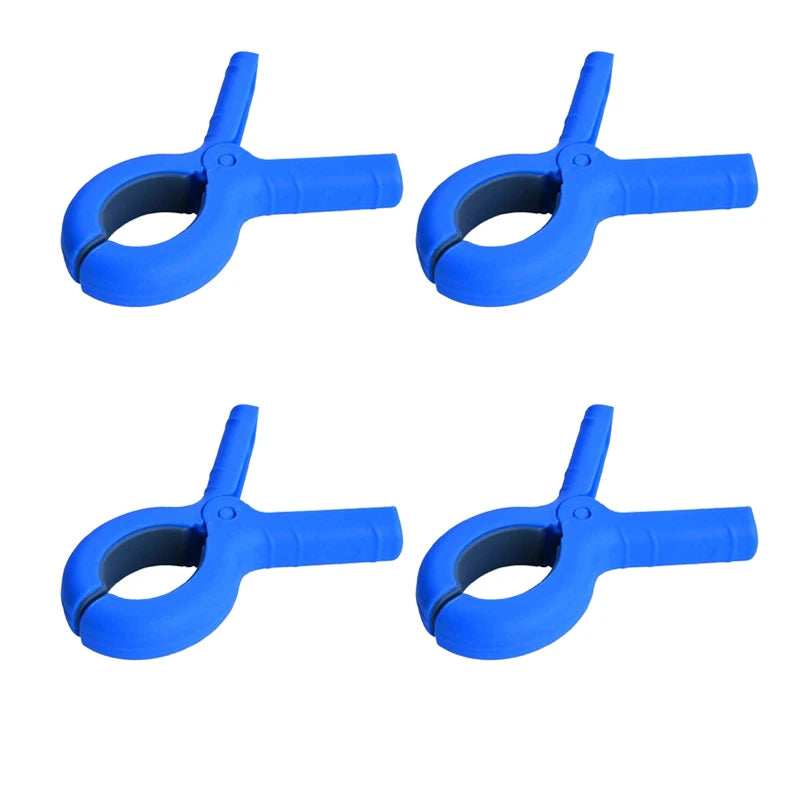 2/4pcs Plastic Clothes Pins with Strong Anti-Rust Springs Heavy Duty Beach Towel Clips Laundry Clothespins to Keep Your Towel