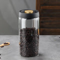 Vacuum Sealed Tank Coffee Bean Glass Sealed Jar Household Moisture-proof Air Extraction Airtight Container Coffee Set