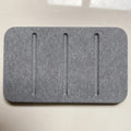 Diatom Mud Soap Dish Quick-Dry Pad Bathroom Countertop Soap Toiletries Absorbent Mat Rectangular Soap Holder Bathroom Supplies
