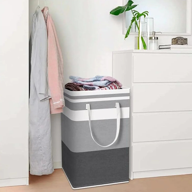1PC Waterproof Foldable Hamper Portable Hamper Suitable For Bedrooms Laundry Rooms Dormitories