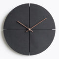 12inch Creative Wooden Wall Clock Silent Clocks Round Nordic Minimalist Wall Decoration Personality Home Watch Home Decor