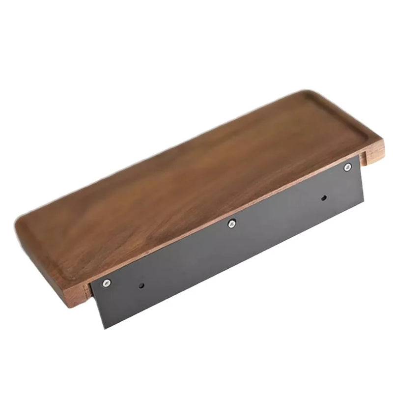 Walnut Storage Rack Bathroom Solid Wood Panel Layer Board Wall Mounted Storage Rack Bathroom Straight Board
