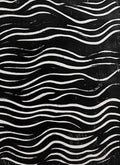 Abstract Black And White Flowing Lines Ink Landscape Minimalist Poster Print Wall Art Pictures Canvas Painting Room Home Decor