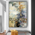 Handmade Abstract Graffiti Oil Painting on Canvas  Modern Nordic Wall Art for Living Room Bedroom  Home Decor Wall Decor Posters
