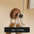 5/3/1Pcs Solid Wood Hooks Wall Mounted Clothes Scarf Hat Coat Hook Simple Room Decor Storage Hanger Towel Rack Home Organizer
